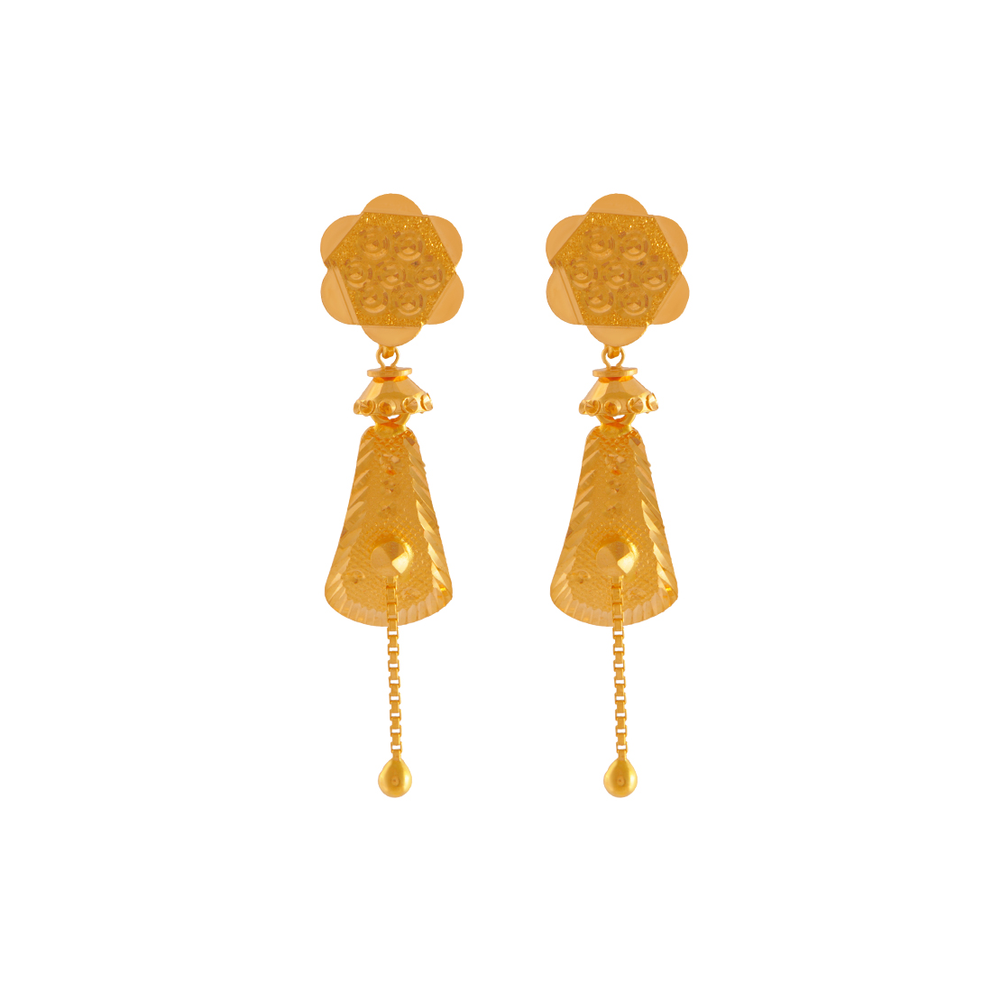 South Indian 22K Gold Plated Full Ear Variations Different Jhumka Earrings  Set  eBay  Gold necklace indian bridal jewelry Gold jewellery design  necklaces Gold earrings designs