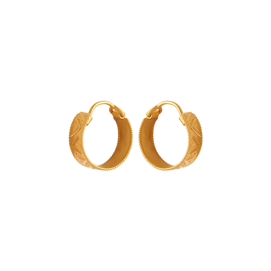 Buy Textured Baali Drop Earring In 22K Gold With Rhodium Online  Madanji  Meghraj