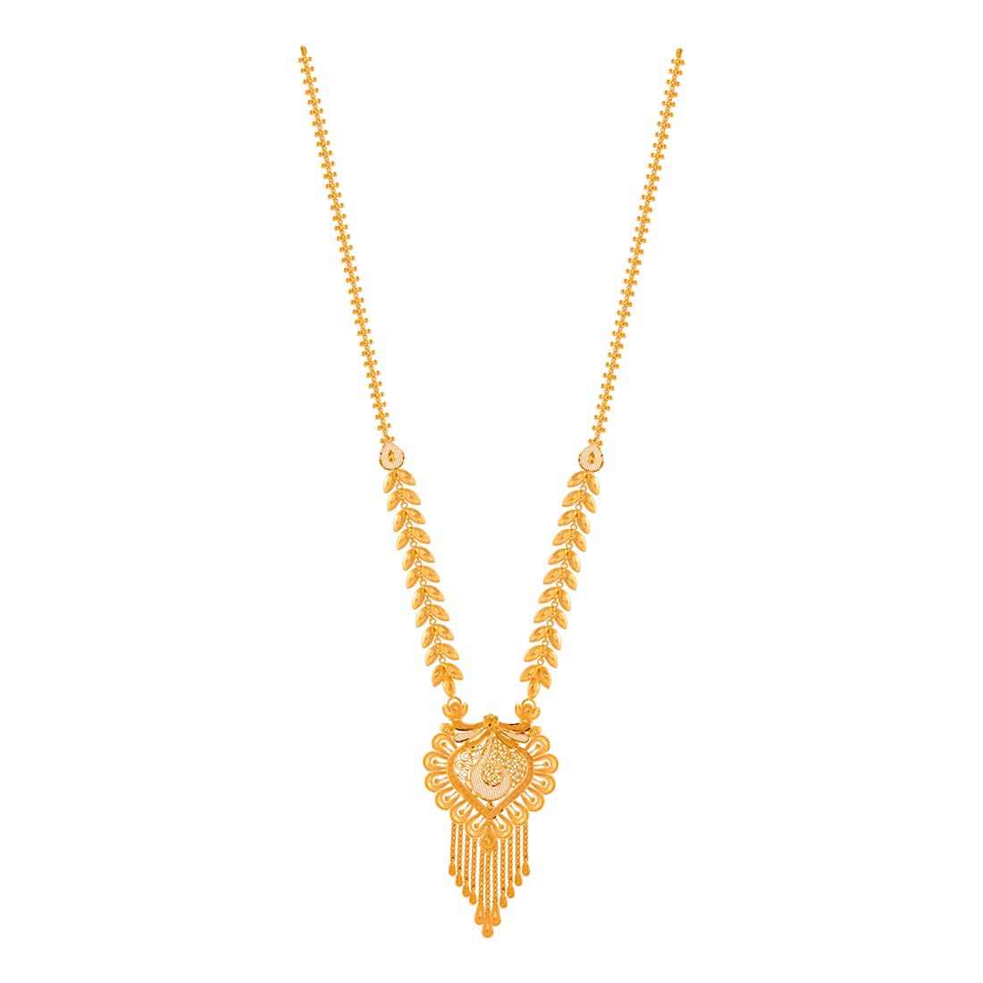 P.C. Chandra Jewellers 22k (916) Yellow Gold Necklace for Women - 10.56  Grams : Amazon.in: Fashion