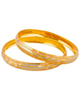 22K Gold Bangles For Women CH-2198