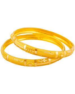 22K Gold Bangles For Women CH-2225
