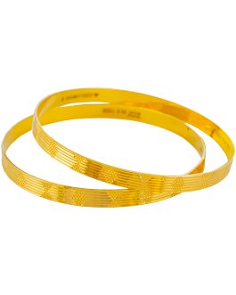22K Gold Bangles For Women CH-2247