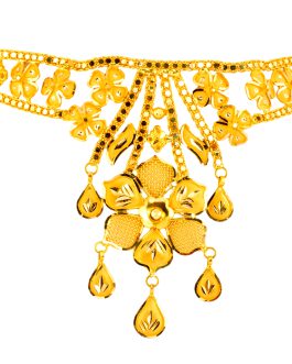 22k Gold Choker Necklace CK-232
