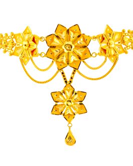 22k Gold Choker Necklace CK-233