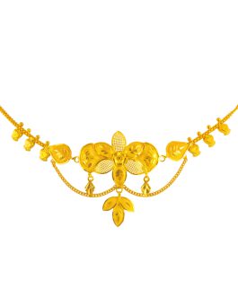 22K Gold Choker Necklace CK-262