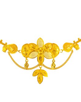 22K Gold Choker Necklace CK-262