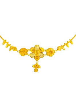 22K Gold Choker Necklace CK-264