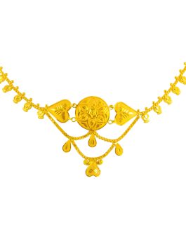 22K Gold Choker Necklace CK-265