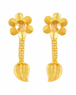 22k Gold Jhumka Earrings For Women ER-2958