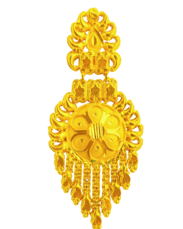 22K Gold Jhumka Earrings For Women ER-3199