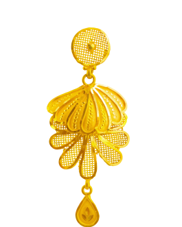 22K Gold Jhumka Earrings For Women ER-3221