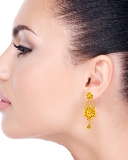 22K Gold Jhumka Earrings For Women ER-3232