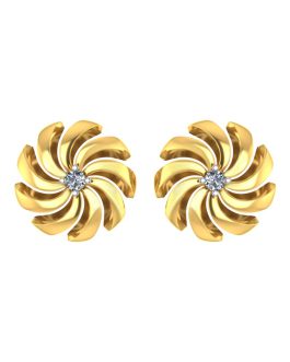 22K Gold Earrings For Women ER-CD-1