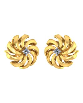 22K Gold Earrings For Women ER-CD-1