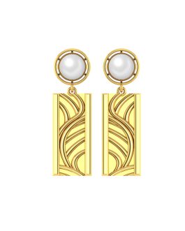 22K Gold Earrings For Women ER-CD-2