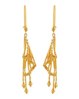 18k Gold Jhumka Earrings For Women ER-2301