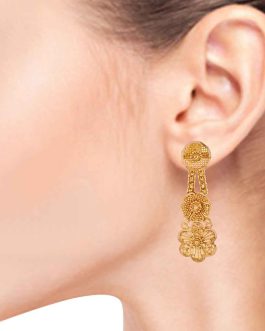22k Gold Jhumka Earrings For Women ER-2340