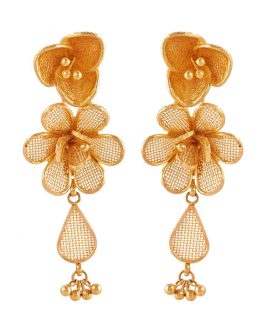 22k Gold Jhumka Earrings For Women ER-1739