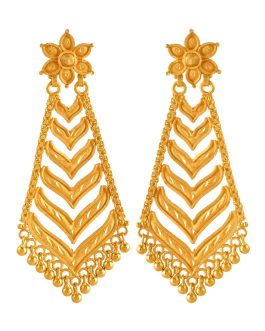 22k Gold Jhumka Earrings For Women ER-2938