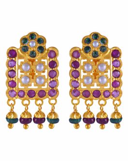 22k Gold Ear Tops For Women ET-4832