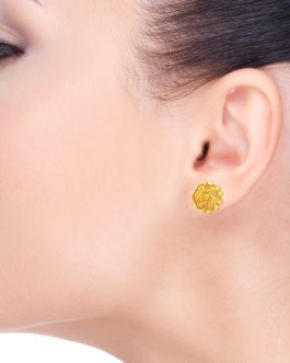 22K Gold Ear Tops For Women ET-4973