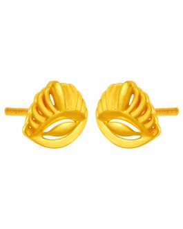22k Gold Ear Tops For Women ET-4563