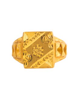 22K Gold Ring For Men GR-1178