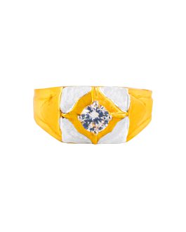 18k Gold Gents Ring GR-1319