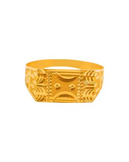 22K Gold Gents Ring GR-1906