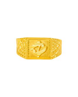 22K Gold Gents Ring GR-1950