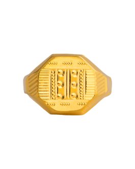22K Gold Ring For Men GR-1966