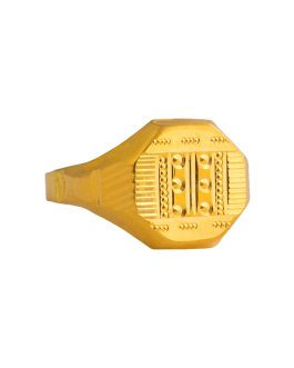 22K Gold Ring For Men GR-1966