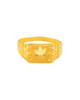 22K Gold Gents Ring GR-1991