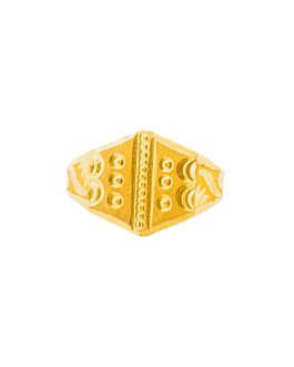 22K Gold Gents Ring GR-1996