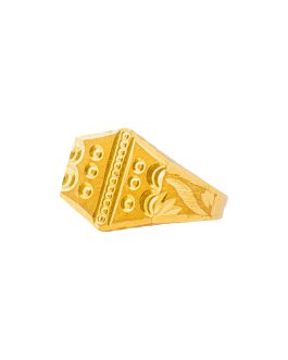 22K Gold Gents Ring GR-1996