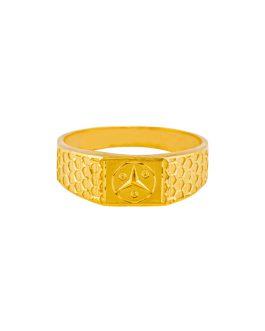 22K Gold Gents Ring GR-2012