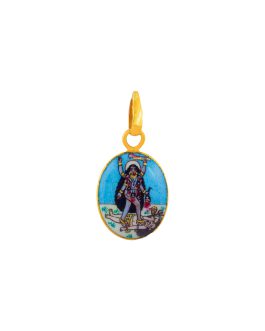 22k Gold Goddess Kali Pendant L-127
