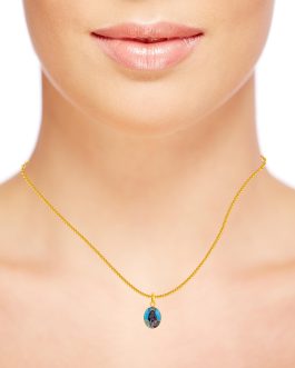 22k Gold Goddess Kali Pendant L-127