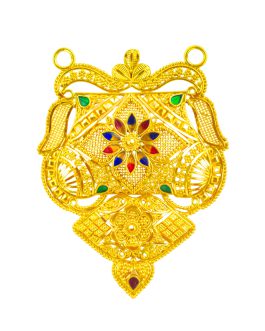 22K Gold Pendant L-3160