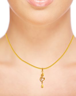 22k Gold Pendant L-3523