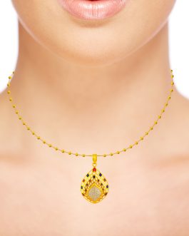 22K Gold Pendant L-3676
