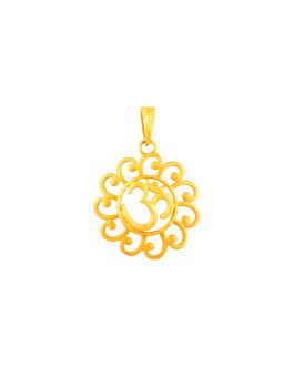 22k Gold Pendant L-3832