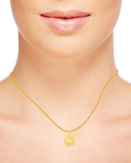 22k Gold Pendant L-3832
