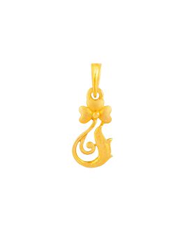22k Gold Pendant L-3920