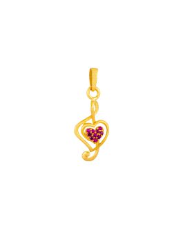 22k Gold Pendant L-4011