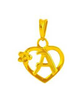 22K Gold Pendant L-4016