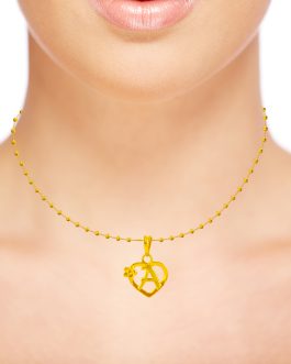 22K Gold Pendant L-4016