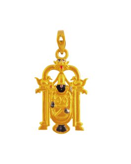 22k Gold Tirupati Pendant L-4026