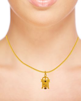 22k Gold Tirupati Pendant L-4026