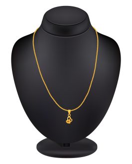 22k Gold Heart Pendant L-4051